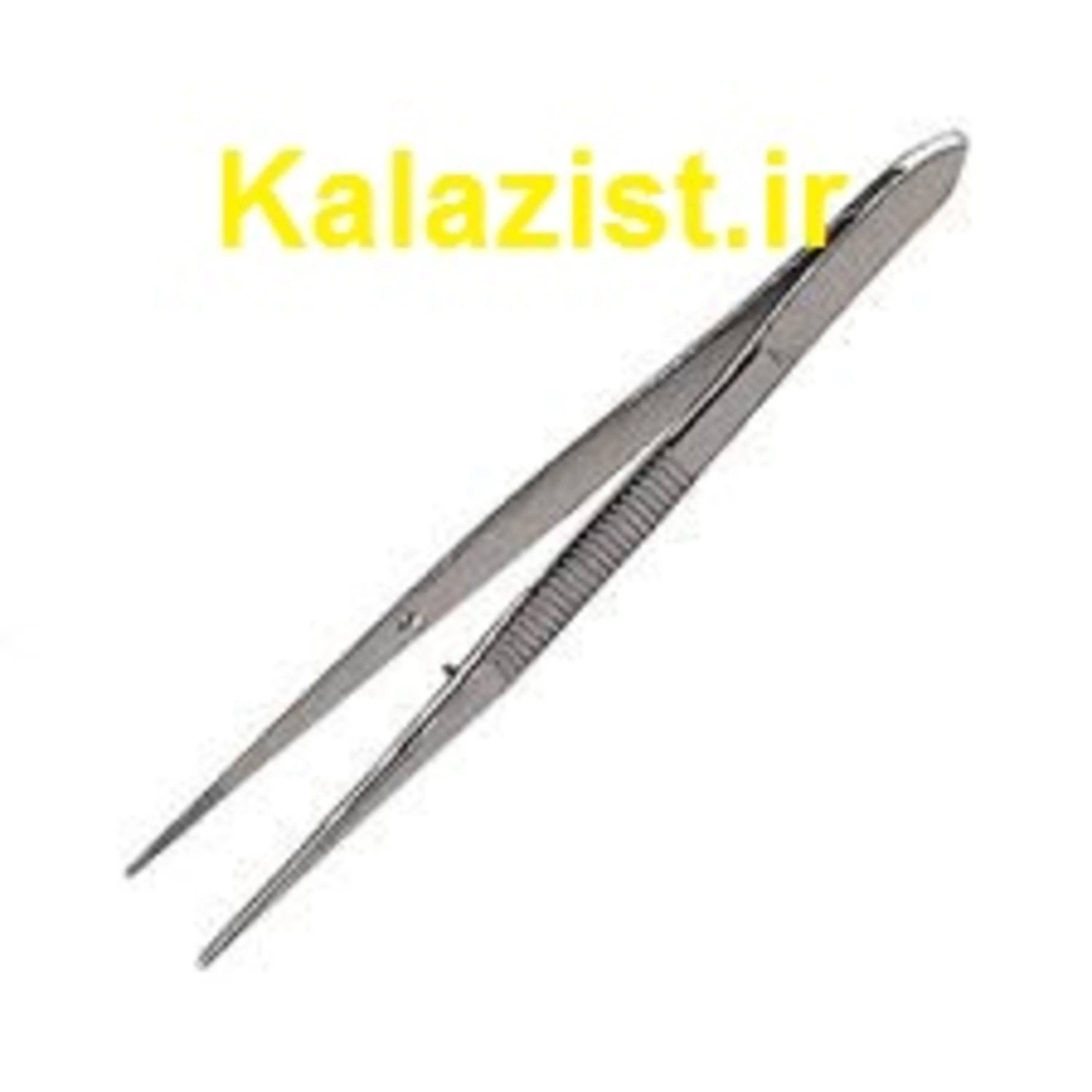 پنس استیل نوک صاف 10 سانتی کالا زیست kalazist  Forceps پنس استیل نوک صاف 10 سانتی کالا زیست kalazist  Forceps